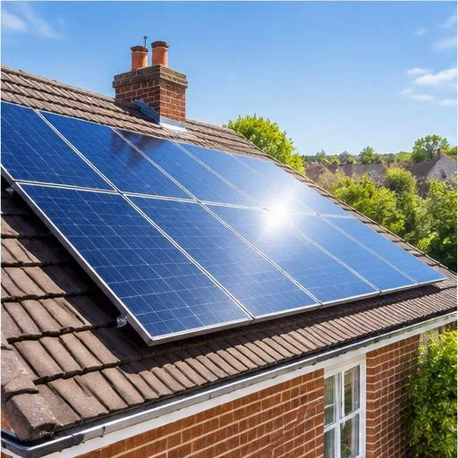 Solar panel cleaning for properties in Melksham and surrounding Wiltshire towns.